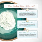 Shine Remineralizing Tooth Powder with Hydroxyapatite, Made in The USA, Flouride Free Tooth Repair, Natural Teeth Whitening Powder, Teeth Polish & Stain Remover, Cinnamon