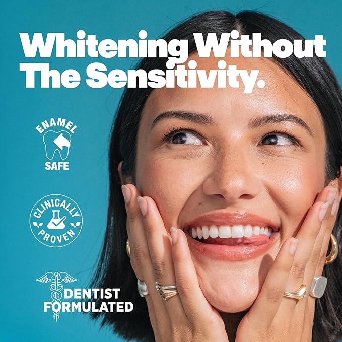 Lumineux Teeth Whitening Toothpaste 2 Pack Peroxide Free Enamel Safe for Sensitive Whiter Teeth, Fluoride Free, No Alcohol, Artificial Colors, SLS Free Dentist Formulated - 3.75 Oz