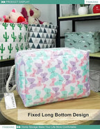 FANKANG Rectangular Laundry Basket Nursery Storage Fabric Storage Bin Storage Hamper,Gift Baskets (Butterfly)