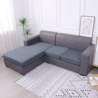 hyha Waterproof Couch Cushion Covers, Sectional Sofa Slipcovers Washable, L Shape Chaise Dog Couch Covers for Sectional Sofa, Universal Furniture Protector (1 Piece for Chaise XL, Grey)