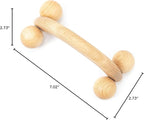 tuuli Accessories – Back Massager with Smooth Ball Rollers, Multi-Functional Back Roller, Neck Massager, Eases Muscle Tension and Supports Skin Health, Muscle Roller 7 x 3 inches