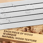 3-Pack Floating Wall Shelves, 24-Inch Rustic White Wooden Shelves for Storage and Décor, Easy Installation for Living Room, Bedroom, and Kitchen