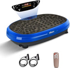 EILISON FitMax 3D XL Vibration Plate Exercise Machine - Whole Body Workout Vibration Platform w/Loop Bands - Lymphatic Drainage Machine for Weight Loss, Shaping, Wellness, Recovery