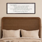 Spirit Lead Me Wall Decor 32"x12" Christian Scripture Worship Song Religious Bible Verse Wooden Framed for Bedroom Office Large Wall Art Hanging Sign (Black)