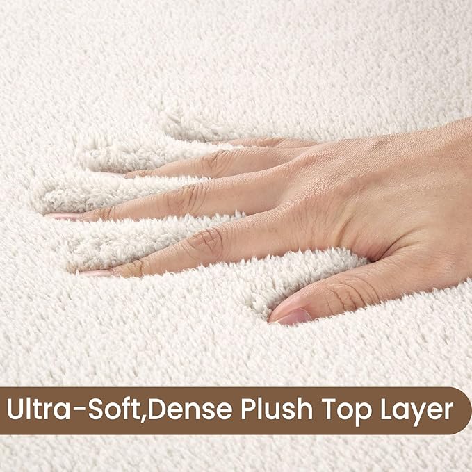 Sour Lemon 8x10 Area Rugs for Living Room, Soft Large Area Rug Fluffy Rugs for Bedroom，Machine Washable Area Rug Non Slip Carpet Rug for Living Room Playroom Kids Room Home Decor