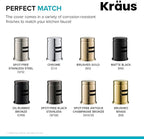 KRAUS Dishwasher Air Gap in Brushed Brass, KAG-1BB