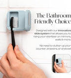 Mondano UV-C Toothbrush Sanitizer and Holder, Toothbrush Case - Manual/Electric Toothbrush Cover for Any Toothbrush Head - Rechargeable Toothbrush Travel Case, Tooth Brush Cover Cap for Home