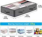 8 Pack Under Bed Storage Containers, 90L Collapsible Closet Organizers and Storage Bins, Underbed Storage Bags for Wrapping Paper, Blanket, Towels, Clothes, Comforter, Sweaters, Linen Sheet