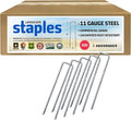 Sandbaggy 500-Count 6-Inch Galvanized Landscape Staples - SOD Garden Stakes ~ Trusted by Farmers & Contractors Across The USA