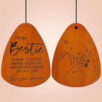 Bestie Gift for Women, Friend Gifts for Women, Unique Friendship Sister Gifts for Birthday, Mothers Day, Christmas, 32 Inch Wind Chimes Gift for Home Decor