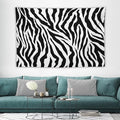 HZOHNAGO Zebra Print Tapestry Nature Wild Animals Black and White Stripe Printed Wall Tapestry Painting Wall Hanging for Bedroom Living Room Dorm 90" W x 60" H