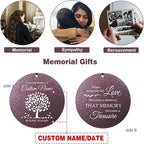ASTARIN 36" Large Deep Tone Personalized Sympathy Wind Chimes, Memorial Wind Chime for Loss of Mother Father Loved One, Tree of Life Bereavement Gifts Decor Outdoor Patio Garden(Produced in USA)