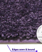 KOECKRITZ Soft and Colorful Kids Classroom Area Rugs (Passes Flammability Pill Test) Many Sizes and Bright Colors to Select from (9' x 12', Eggplant)