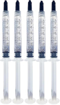 Bright White Smiles 44% Teeth Whitening Gel Syringe Refill Pack, Carbamide Peroxide, 5 Syringes (3ml),Tooth Whitener Formula
