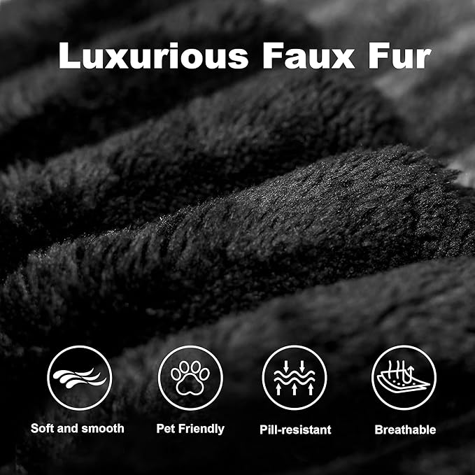 108" Sectional Couches for Living Room Modern Modular Sofa with L-Shape Couchs Upholstered Boneless Couch Deep Seat Sectional Couch with Chaise (Black, Left Facing Chaise+2Seaters+1Ottoman)