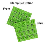 Large DIY Stepping Stone Kit, Handprint Stepping Stone, Mother's Day Gift, Footprint Stepping Stone (14 Inch + Stamp Set)