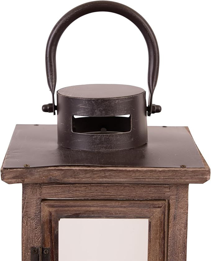 Koehler Home Decor Perfect Lodge Wooden Lantern