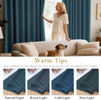 H.VERSAILTEX Premium Blackout Thermal Insulated Room Darkening Curtains for Bedroom/Living Room - Classic Grommet Top (2 Panels, Dark Teal, 52 Inch by 108 Inch)