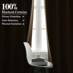 Full Blackout Privacy Curtains, 240 Inch Extra Wide Linen Blend Drapes, Pinch Pleat Window Drapery for Room Divider Storage/Space Room Separation, 1 Panel, W 240" x L 108", Sand Beige