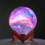 BRIGHTWORLD Moon Lamp Galaxy Lamp 5.9 inch 16 Colors LED 3D Moon Light, Remote & Touch Control Moon Night Light Gifts for Girls Boys Kids Women Birthday