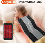 Comfytemp 24’’ x 12’’ Large Red Light Therapy Pad for Body, Near Infrared Light Therapy Wrap with Timer, 242 LEDs Light Therapy Pad for Back Shoulder Joint Muscle Pain Relief, 32W