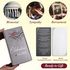 Memorial Lantern, Sympathy Gifts for Loss of Mom/Loved One, Bereavement Gifts, in Memory of Loved One Lantern,Celebration of Life, Memorial Gifts, Funeral Lantern,Dad You Left me Beautiful Memories