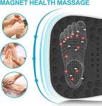 AXV Vibration Plate Exercise Machine Whole Body Workout Portable Mini Vibrate Fitness Platform Lymphatic Drainage Machine for Weight Loss Shaping Toning Wellness Home Gyms Workout (Mini)