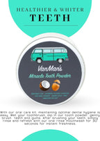 Vanman’s - Miracle Tooth Cleaning Powder Toothpaste - Fluoride-Free Whitening Tooth Powder with Coconut Charcoal, Eggshell Powders - Remineralizing Toothpaste - 2.2 Ounce