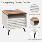 RedLemon 24" Nightstand Set of 2 with Charger Station - Antique White