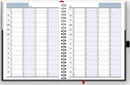 Hourly Appointment Book, Scheduling Book, Daily Schedule Planner with 15 Minutes Increments, Business Appointment Book for Multiple Schedules, Business Planner, Undated, 2 Years, Large, HARDCOVER
