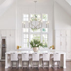 12 Light Nickel Living Room Chandelier High Ceiling Foyer Candle Chandelier Large Modern 44in Metal Chandeliers Hanging Light for Master Bedroom Dining Room Light Fixture Over Table