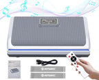 HOTWAVE Vibration Plate Exercise Machine for Lymphatic Drainage, Power Vibrating Plates Platform for Weight Loss - Whole Body Shaker Vibration Plate Machine Home Gym Shaping Fitness Workout