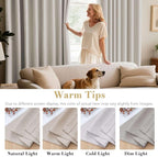 H.VERSAILTEX Blackout Curtains for Bedroom/Living Room, Length 63"/72"/84"/96"/108", Multi Colors, Room Darkening Thermal Insulated Grommet Window Curtains - 2 Panels