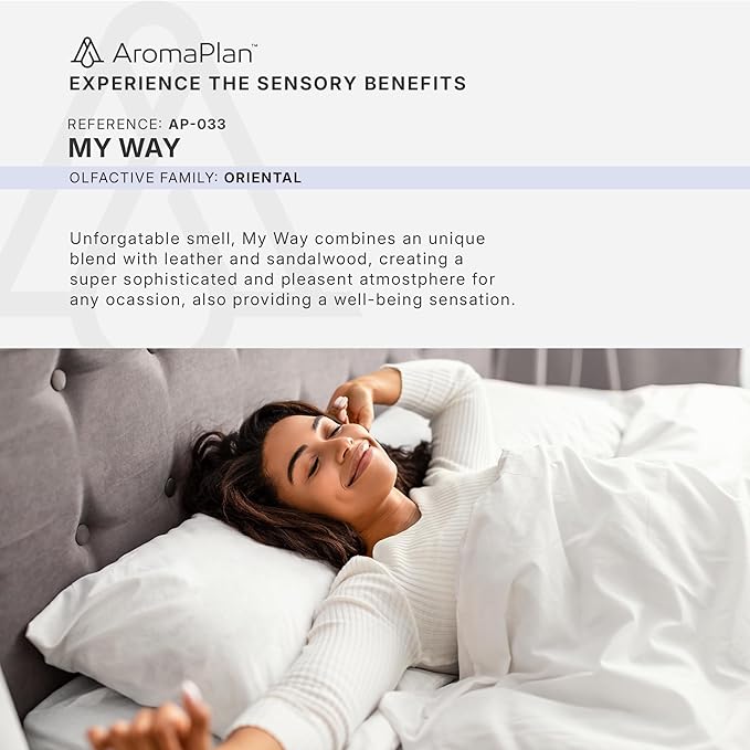 Aromaplan Hotel Scents My Way 5 Fl Oz (148ml), Home Luxury Aroma & Hotel Fragrance Diffuser Oil- Hotel Diffuser Oil for Aromatherapy- USA Made, Bigger Bottle, Bolder Aroma & Longer Lasting