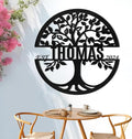 Metal Signs Customized, Tree of Life Metal Signs, Personalized Family Name Sign, Outdoor Metal Wall Art, Metal Tree Wall Decor, Porch Signs Outdoor, Housewarming Gift, Rustic Home Decor