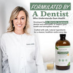 Remineralizing + Gum Health Mouthwash – Soothing Mint | Hydroxyapatite, Colloidal Silver | Alcohol-Free, Fluoride-Free, Fresh Breath Support