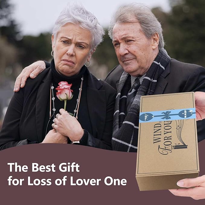 ASTARIN Personalized Memorial Wind Chimes, Customized Sympathy Deep Tone Wind Chime, Grief Gifts for Women Men Husband Wife, Windchimes in Memory of a Loved One Personalized