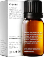 Gya Labs Copaiba Essential Oil for Diffusers - 0.34 Fl Oz - 100% Pure Natural Copaiba Oil for Skin, Self-Care Rituals, Body Comfort Fragrances & Candle Making Scent