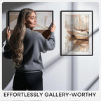 Homeforia 22x28 Poster Frame Black, High End Metal 22 x 28 Large Picture Frames with Mat 18 x 24 for Photo, 22x28 Thin Frame Matted to 18x24 inch Print, 28x22 Frame, Tempered Glass, Wall Kit, Set of 1