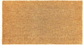 KANKUN Coco Coir Door Mat with Heavy Duty Backing, Welcome Doormat (17" x 30"), Doormat Entrance (Plain - Anti Shedding)