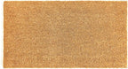KANKUN Coco Coir Door Mat with Heavy Duty Backing, Welcome Doormat (17" x 30"), Doormat Entrance (Plain - Anti Shedding)