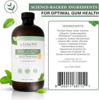 Remineralizing + Gum Health Mouthwash – Soothing Mint | Hydroxyapatite, Colloidal Silver | Alcohol-Free, Fluoride-Free, Fresh Breath Support