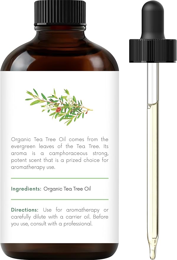 Handcraft Blends Organic Tea Tree Essential Oil – 1 Fl Oz – 100% Pure and Natural – Premium Grade Essential Oil for Diffuser and Aromatherapy