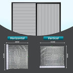 Window Privacy Film, Stripe Window, Film Static Cling, Anti UV, Heat Control, Ideal for Home Shower Office Glass Door (Stripes Pattern, 17.5X78.7Inch)