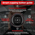 5-in-1 Smart Cupping Therapy Set 2pcs, 12-Level Temperature & Suction Control, Massage Cupping Kit for Targeted Pain Relief, Neck/Shoulder/Back Muscle Soreness & Blood Circulation Improvement