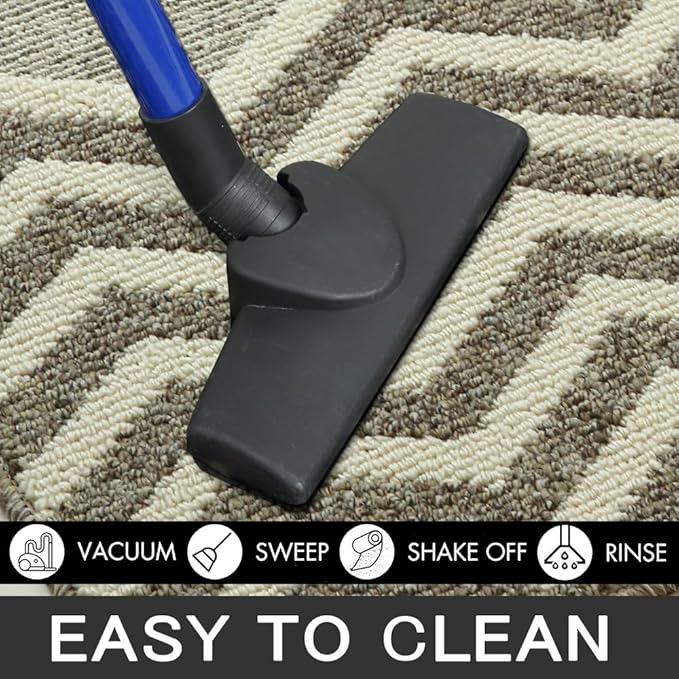 Indoor Doormat, Non-Slip Front Door Mats, Outdoor Welcome Mat Washable, Low Profile Indoor DoorMats for Entryway, Floor Inside Back Door Mats (32"x48")