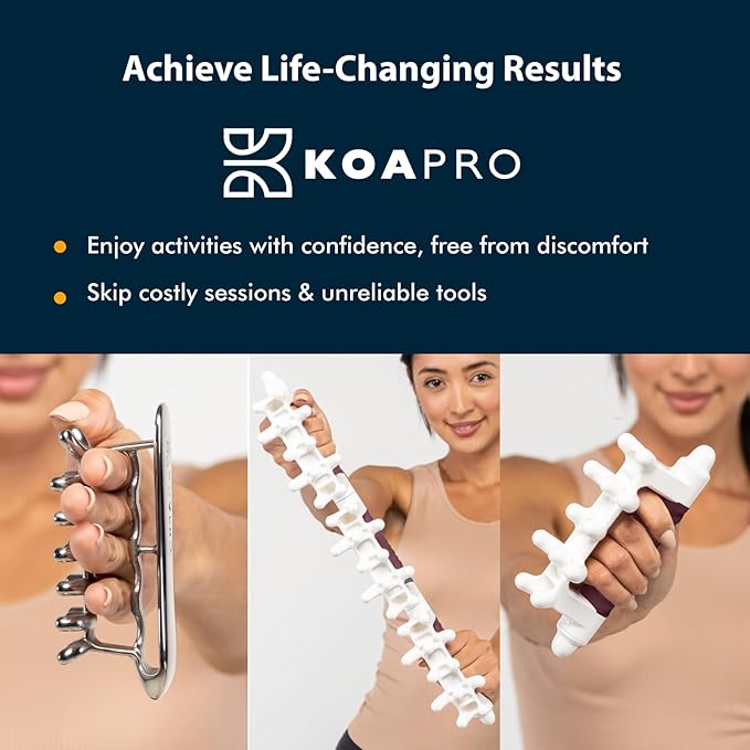 KOAPRO Fascia Massage Tool for Stress Relief - Portable Facia Blaster for Muscle Recovery and Circulation, Revolutionary Myofascial Release Tool for Sore Muscles, Tension, and Holistic Fascia Health