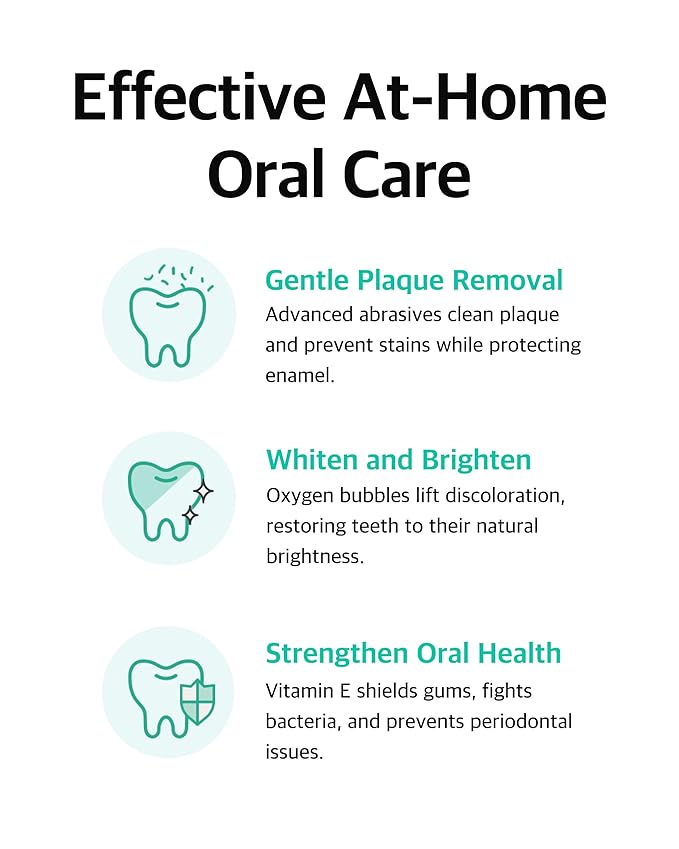 Live Orals Whitening Toothpaste 80g x 5 Units - Fluoride-Free Stain Removal, Strengthens Enamel, Natural Ingredients, Fresh Mint Flavor