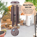 Sympathy Wind Chimes, Personalized Butterfly Wind Chimes for Loss of Loved One, Commemorative Sympathy Gifts for Funeral, in Memory of Dad/Mom/Husband/Wife