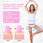 TrelaCo 12 Pcs 2 Size Cupping Therapy Set Silicone Anti Cellulite Cupping Kit for Massage Therapy Cupping Therapy Set Vacuum Suction Cup for Arthritis Relief, Pain Reduction Adults Home Use (Purple)